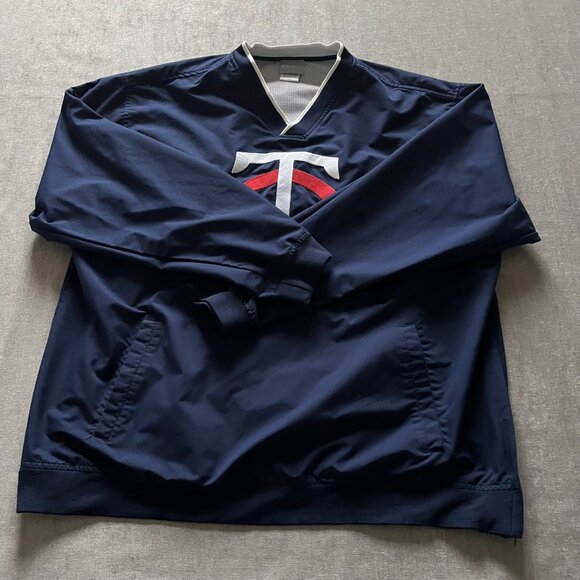 Genuine Merchandise Minnesota Twins Jacket Men XL Blue Pullover Windbreaker MLB - Picture 3 of 9